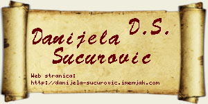 Danijela Šućurović vizit kartica